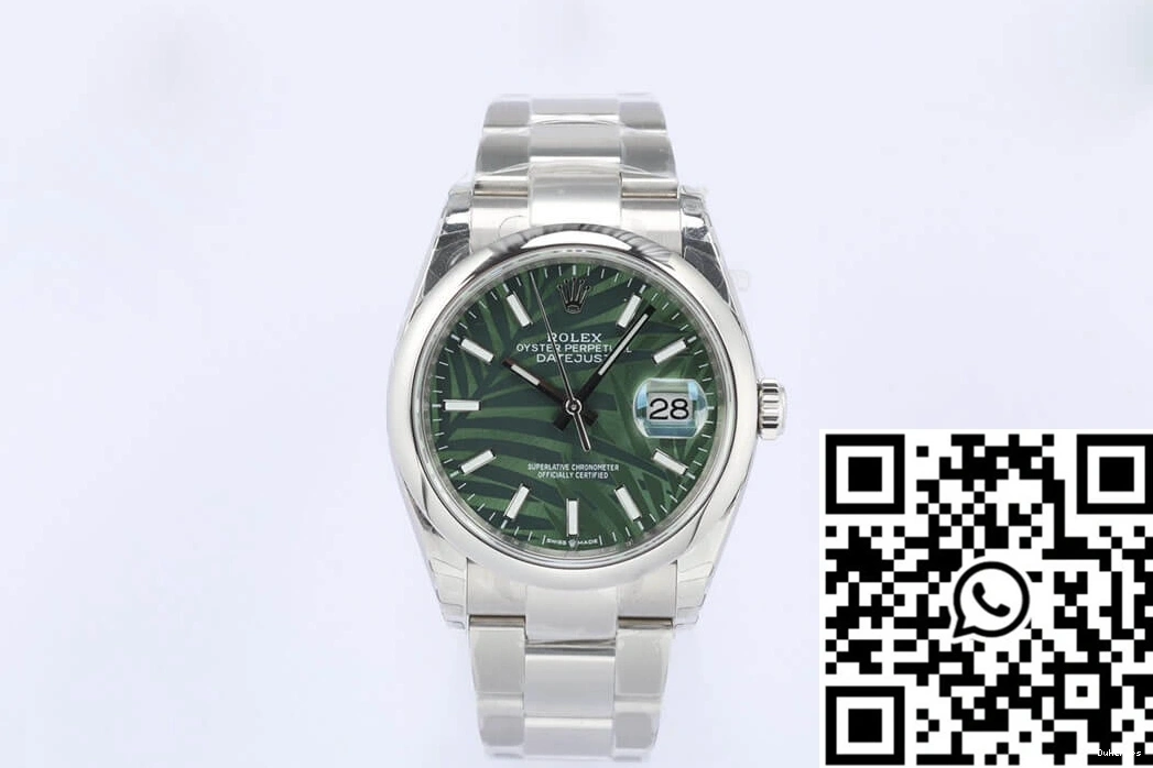 Dial Palm Green Leaf Olive EW Factory Datejust Pattern M126200-0020 Rolex 0512